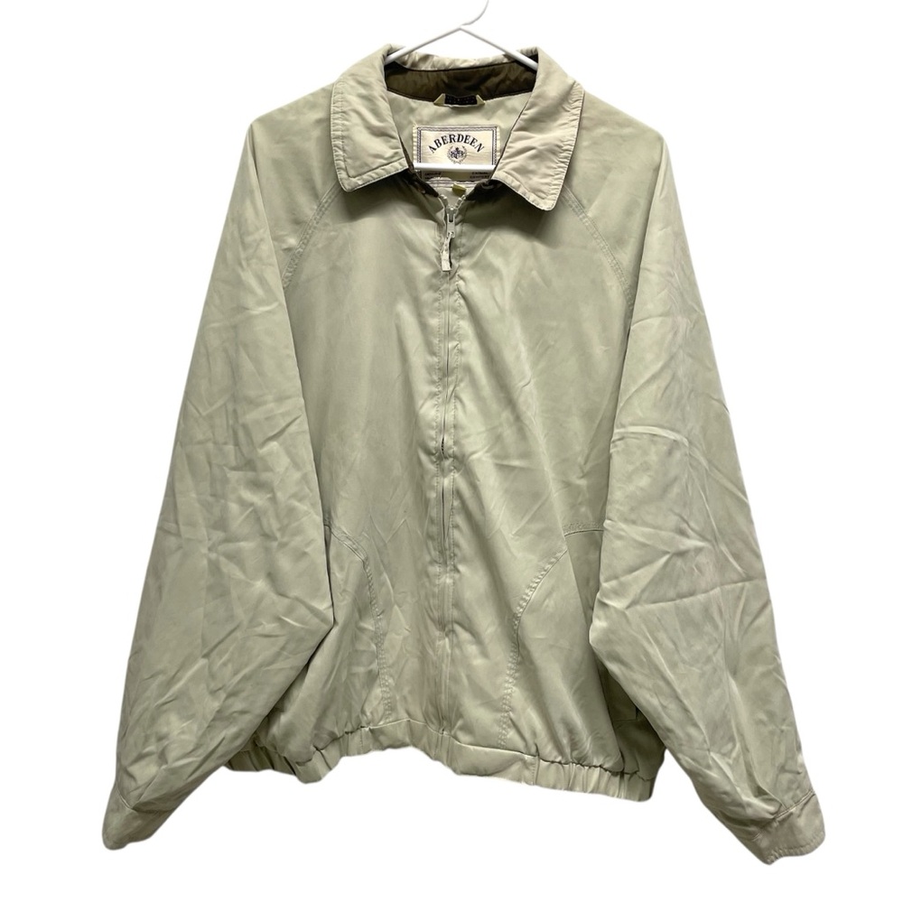 Aberdeen Collection Men’s Tan Bomber Jacket // XL